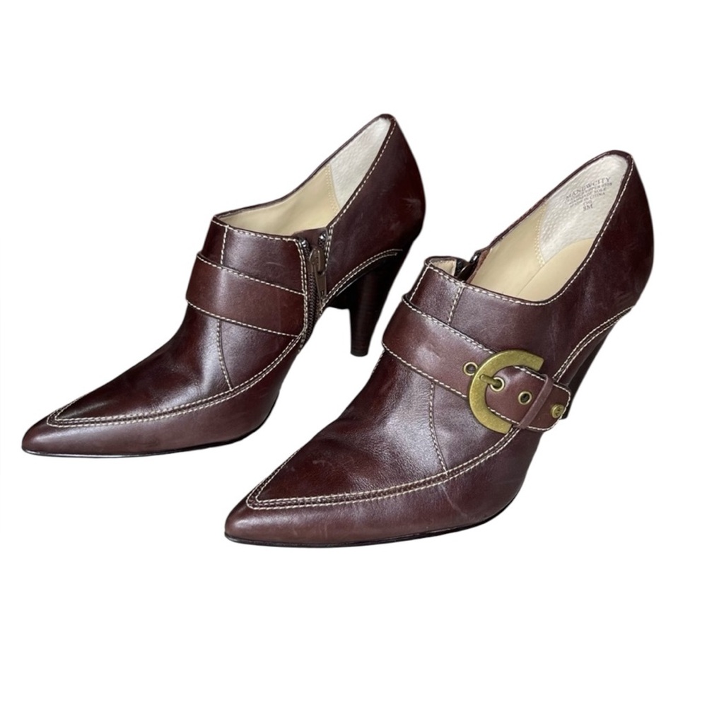 Anne Klein leather heels